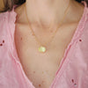 Custom 16" Bezel East West Pendant