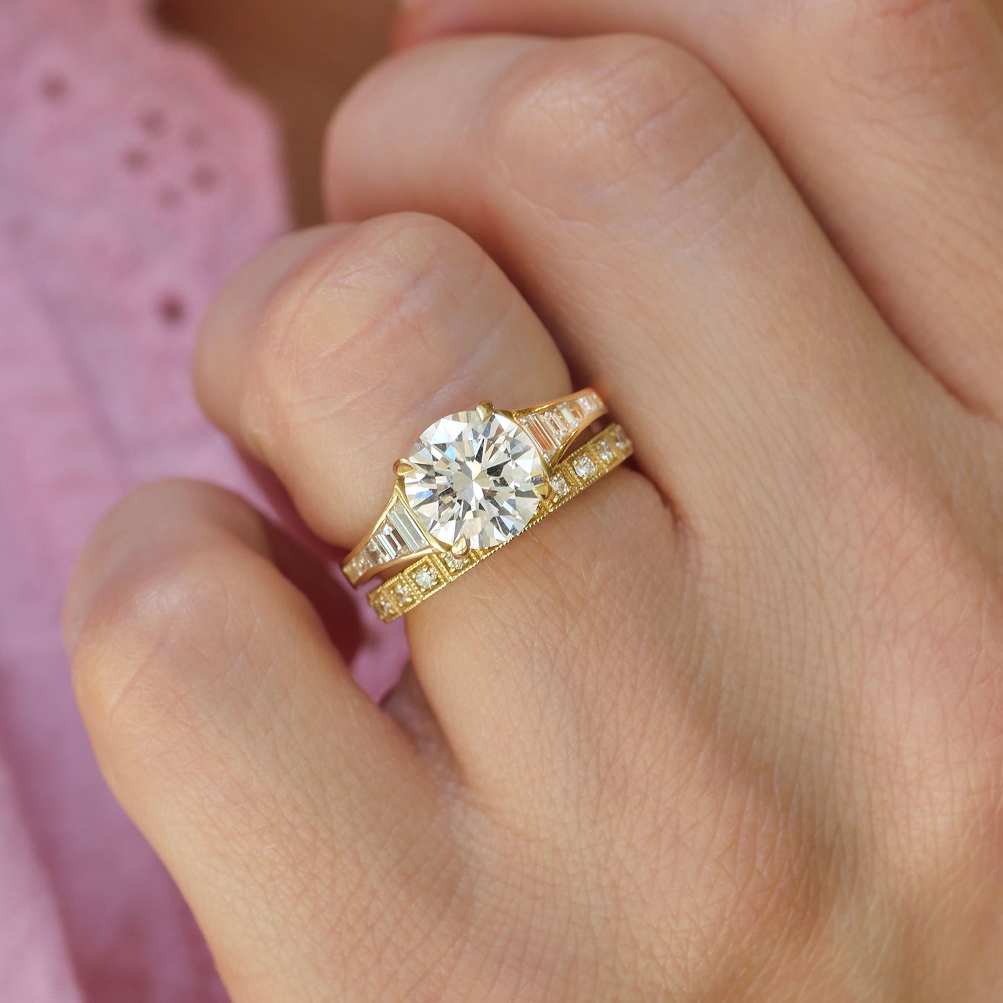 Soleil Diamond Ring