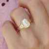Dawnstar Emerald Cut Diamond Ring