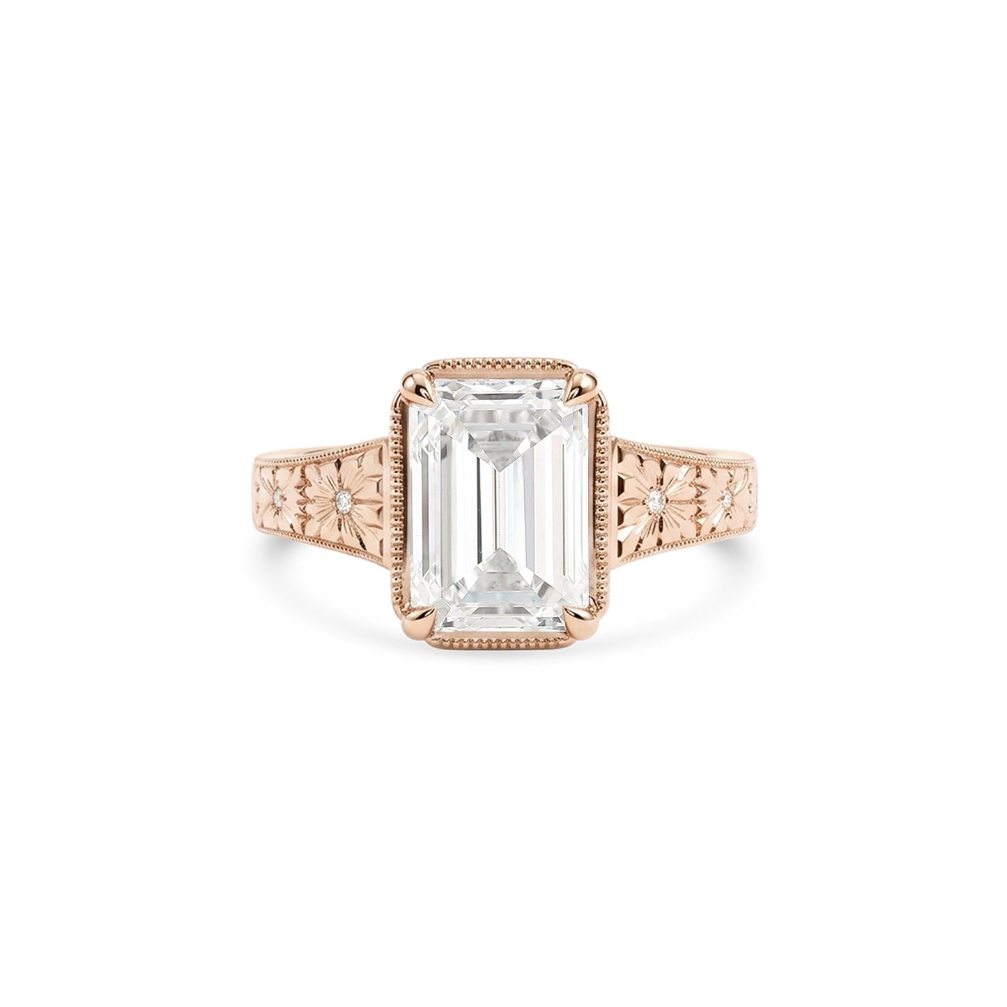 Dawnstar Emerald Cut Diamond Ring