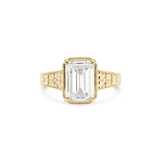 Dawnstar Emerald Cut Diamond Ring