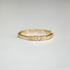 Engraved Elsa Diamond Wedding Ring