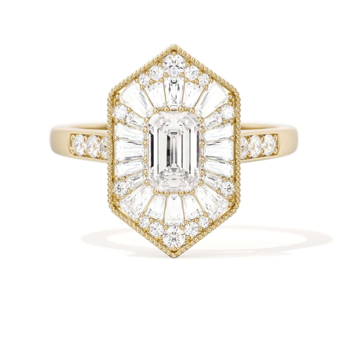 Ballerina Elongated Emerald