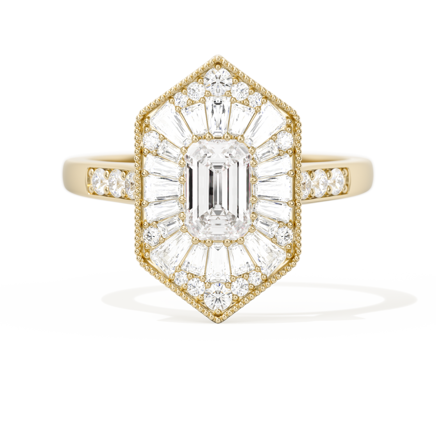 Ballerina Elongated Emerald