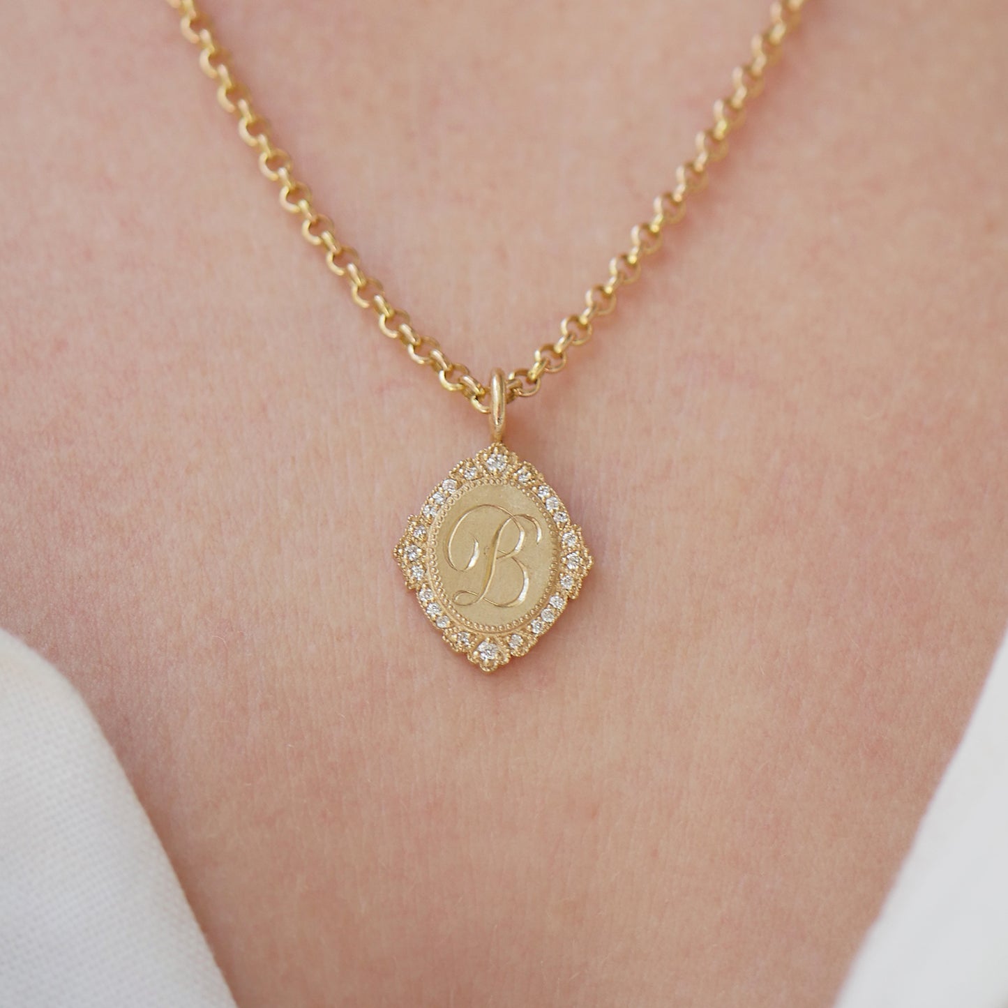 Initial Frame Pendant