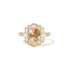 1.80 ctw Round Bi-color Orange Yellow White Montana Sapphire