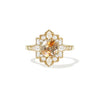 1.80 ctw Round Bi-color Orange Yellow White Montana Sapphire