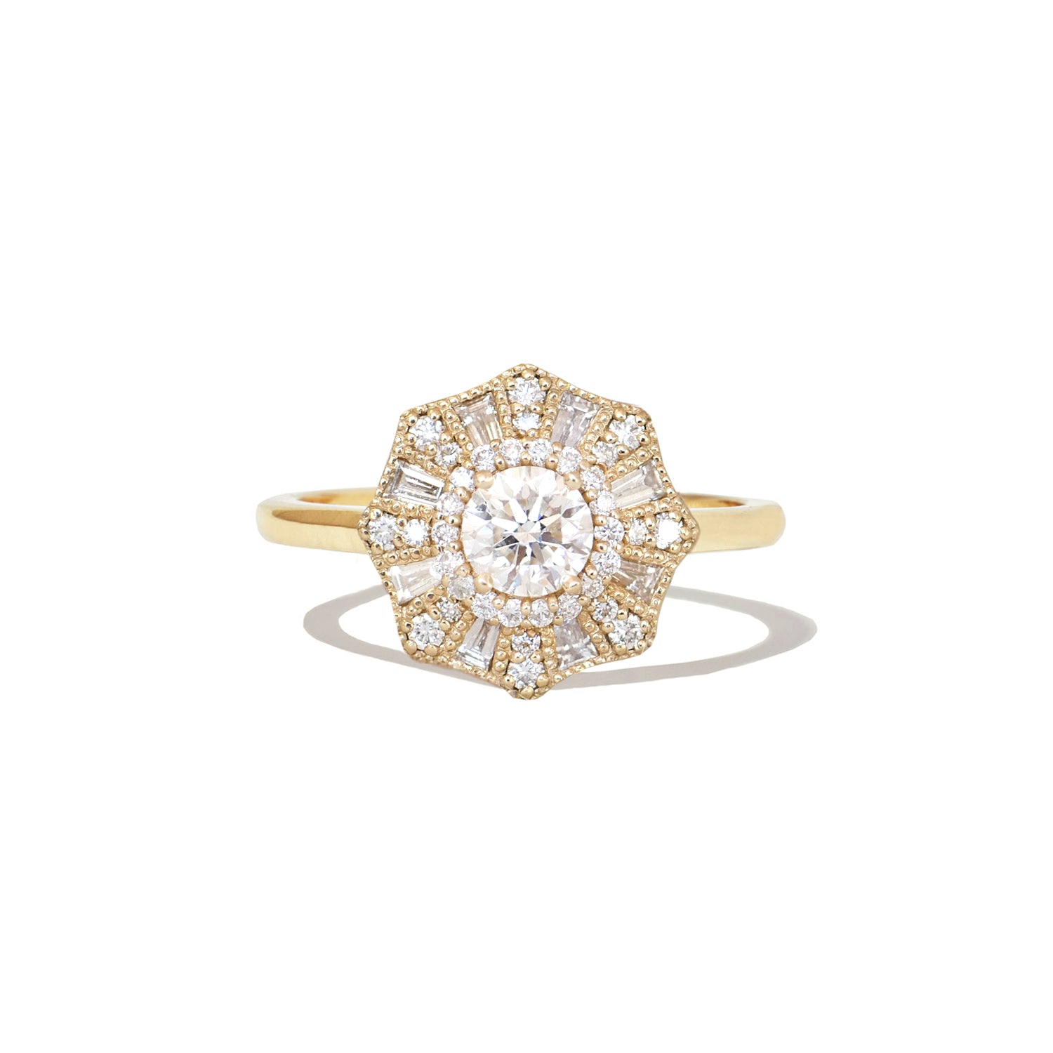 Parasol Diamond Mosaic Ring