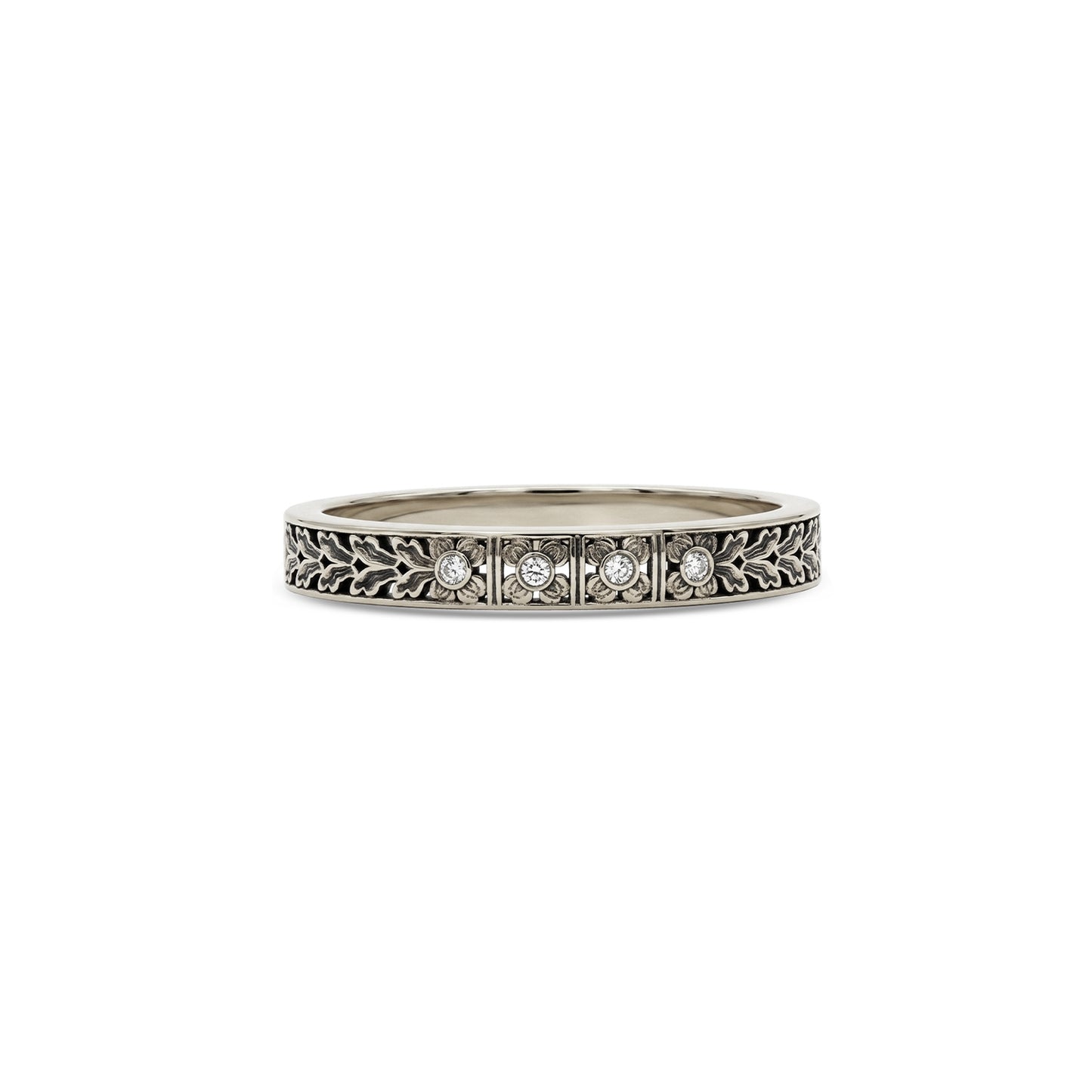 Nightbloom Wedding Band