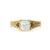 Custom Ruby Nightbloom Edwardian Ring