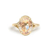 3.11 Oval Cut Peach Sapphire