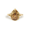 Split Shank Chocolate Pear Diamond Solitaire