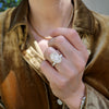 Oval Shape Ballerina Oval Diamond Mosaic Ring