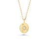 Starburst Old European Cut Diamond Pendant