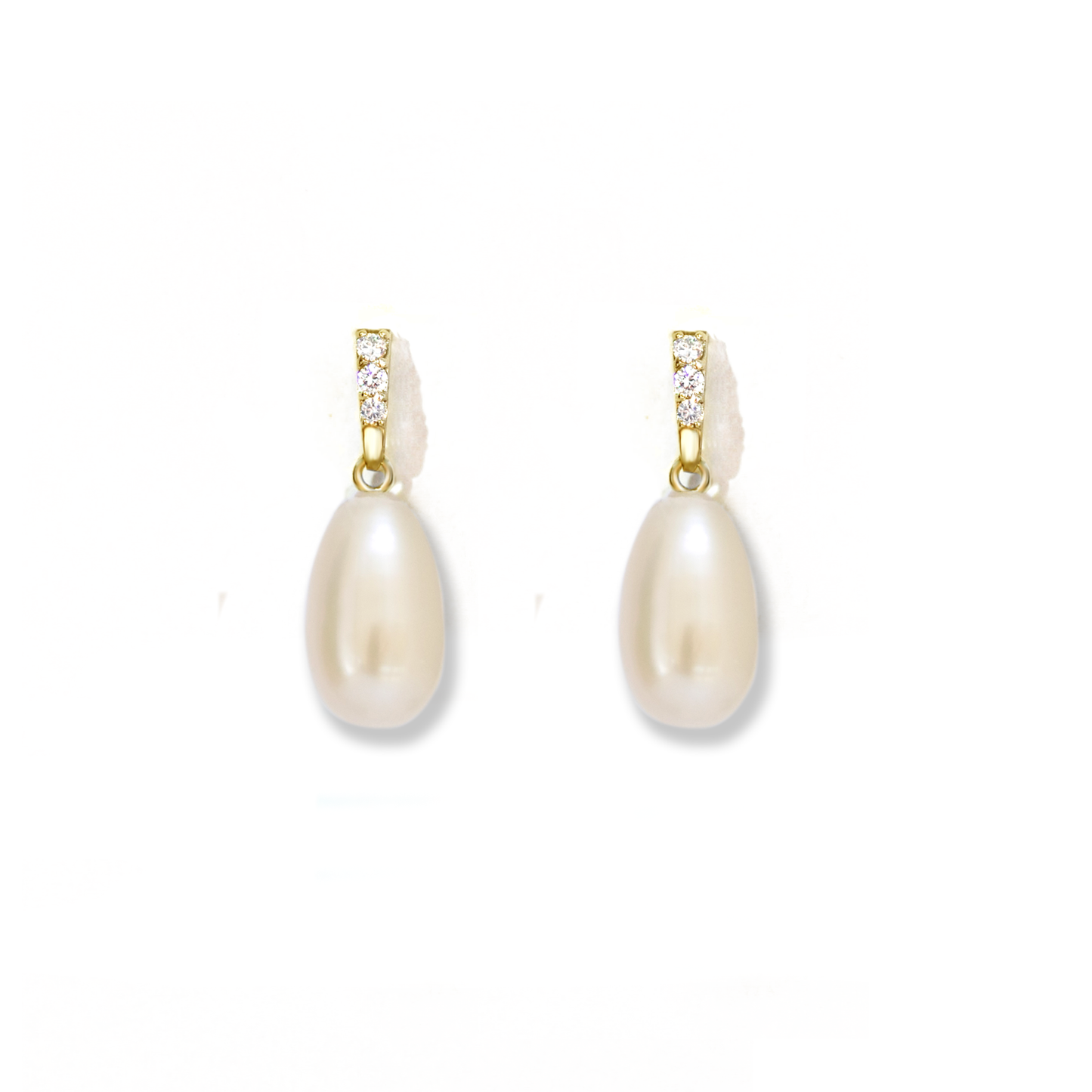 Mastoloni Pearls Diamond Drop Earrings G17029E - Spitz Jewelers