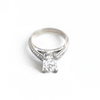 Oval Diamond Micro Pavé Ring