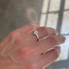 Round Baguette & Pear Diamond Ring
