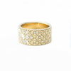 Custom Antique Star Wide Diamond RIng