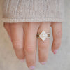 Deco Empire Baguette & Round Brilliant Diamond Mosaic Ring