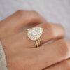 Pear-Shape Brilliant Cut Diamond Mosaic Ring