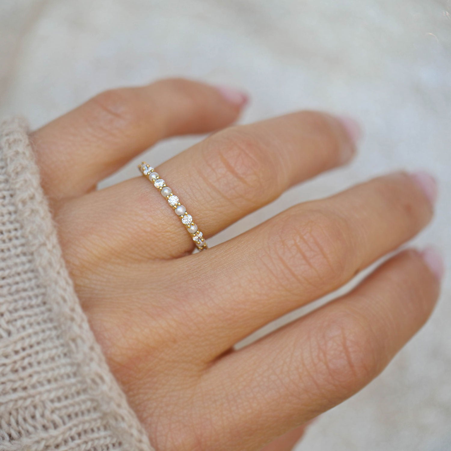 2mm wedding band diamonds Clearance