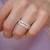 Luxe Diamond Mosaic Confetti Band