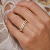 Marquise & Round Eternity Diamond Wedding Ring