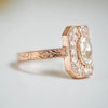 Emerald Shape Carré & Mosaic Ring