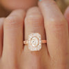 Emerald Shape Carré & Mosaic Ring