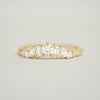 Marquise & Baguette Diamond Mosaic Contour Band