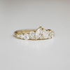 Pear & Marquise Firework Diamond Mosaic Band