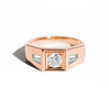 Deco Diamond Men's Engagement Ring