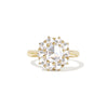 Rose Diamond Cluster Ring