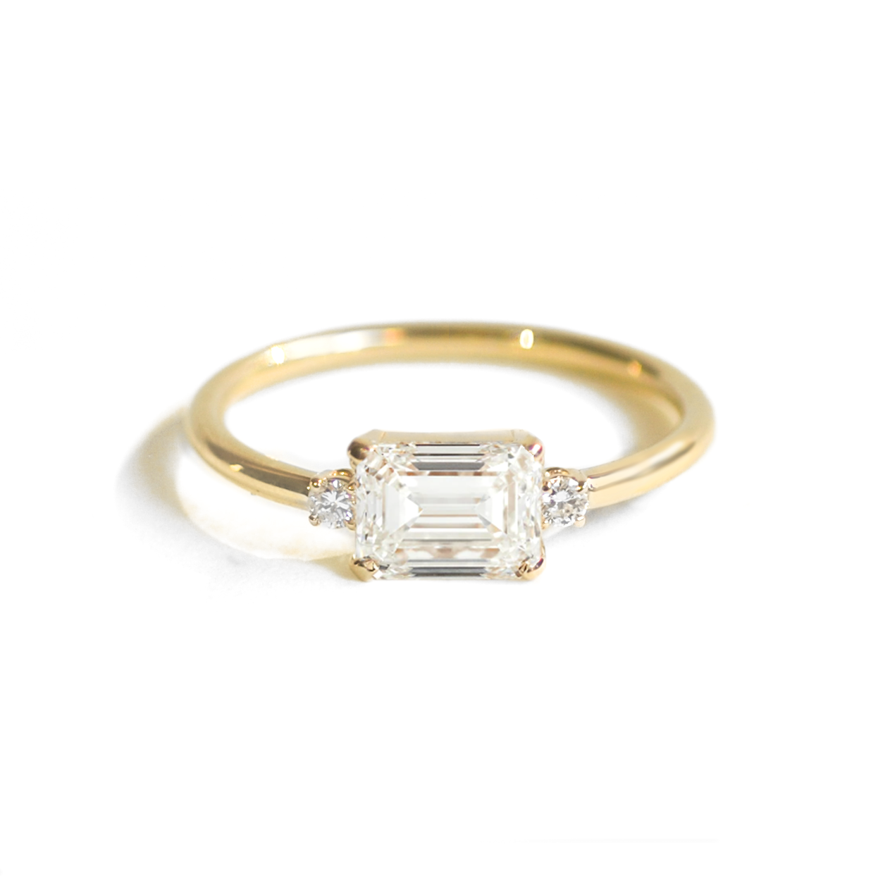 Berlinger Jewelry Men's Art Deco Salt and Pepper Diamond Engagement Ring