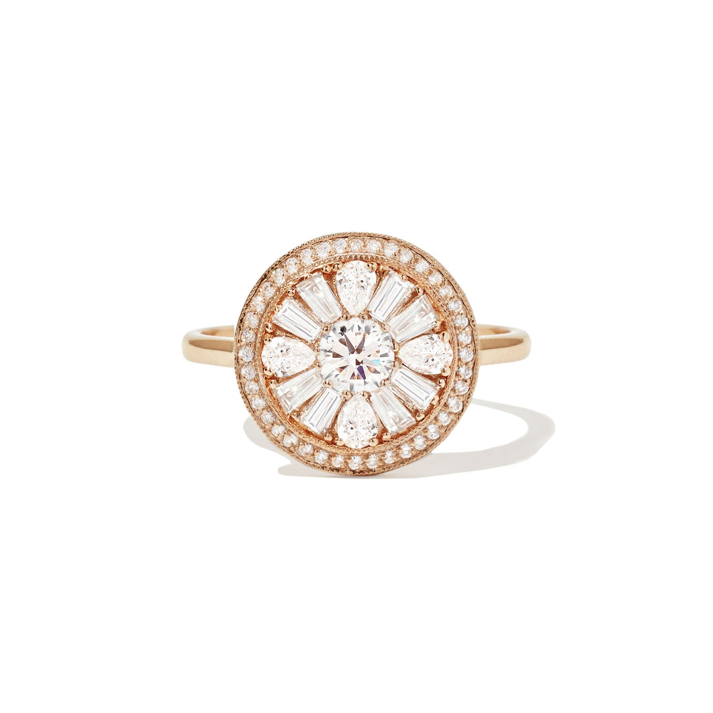 Louis Vuitton Blossom Open Ring, Pink Gold and Diamonds - Jewelry