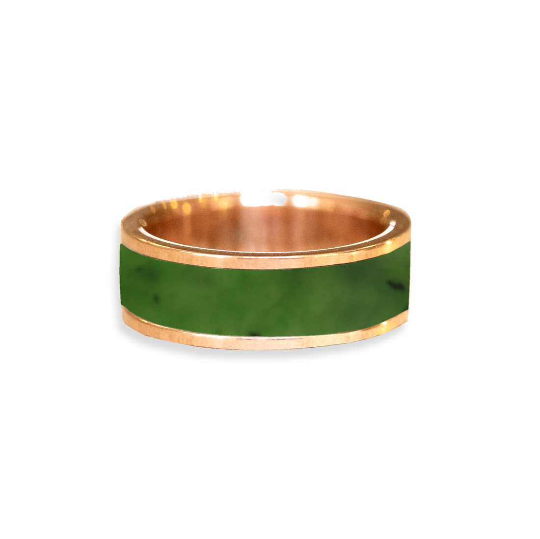 Jade Inlay Wedding Ring Los Angeles Berlinger Jewelry