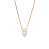 Oval Shape Feather Brilliant Cut Diamond Mosaic Pendant