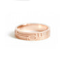 Deco Frame Pattern Band Ring