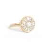 Pear & Round Brilliant Cut Diamond Mosaic Ring