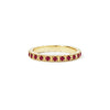 2mm Notched Deco Ruby Eternity Ring