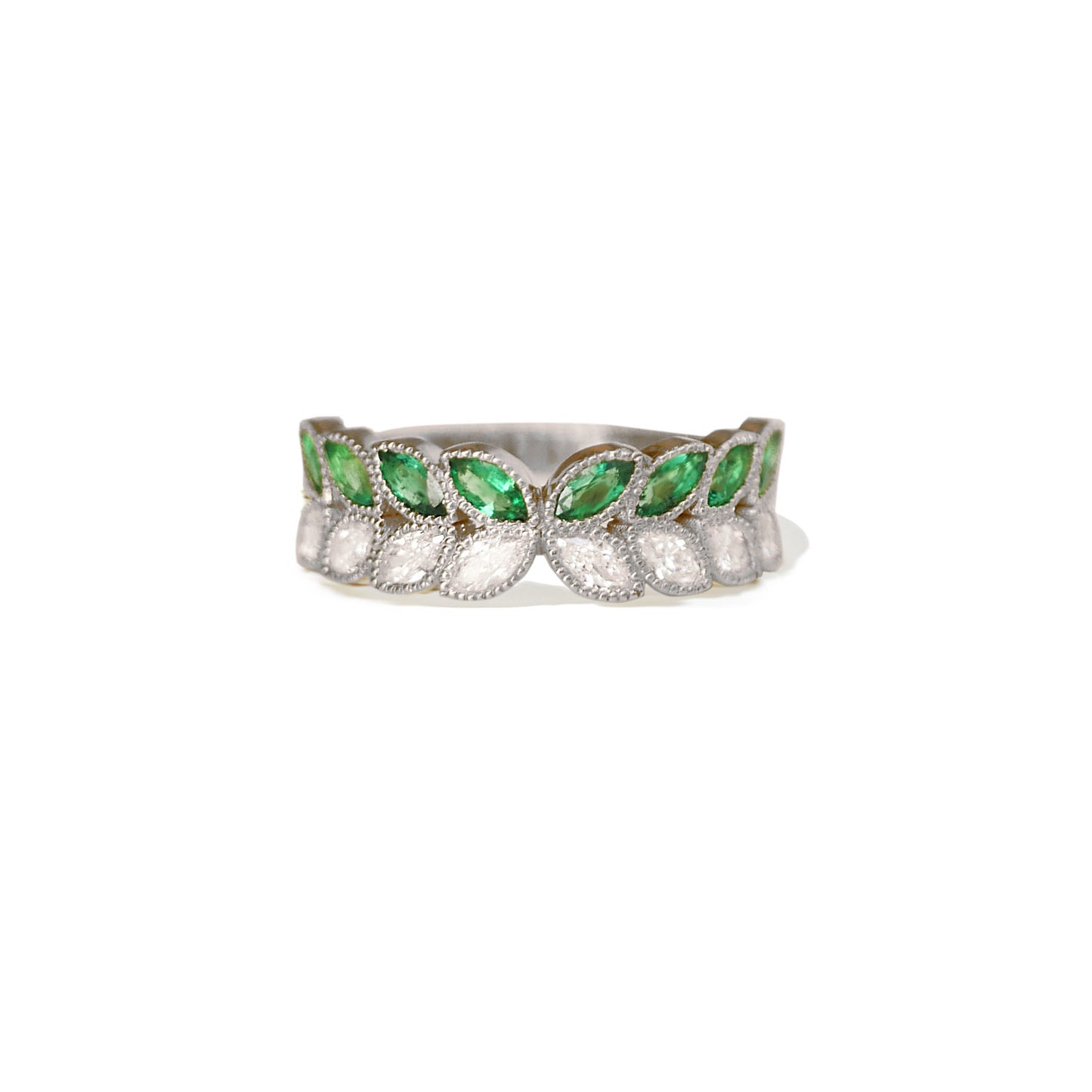 Emerald Ring with Hidden Gems - Gardens of the Sun | Ethical Jewelry