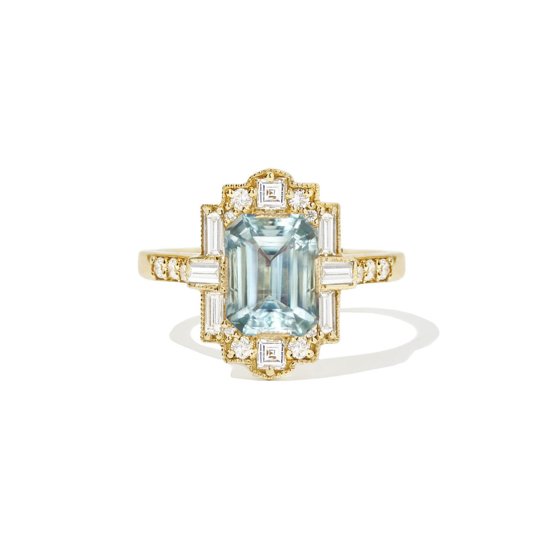 Art Deco Diamond Engagement Ring Berlinger Jewelry
