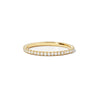 Delicate French Pavé Eternity Diamond Wedding Ring