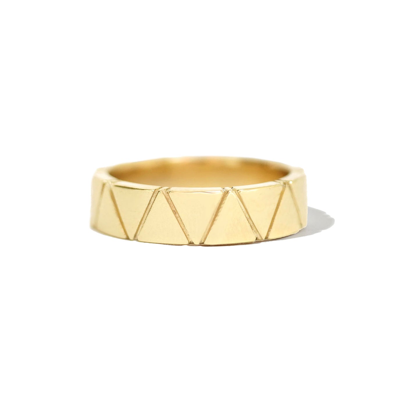 5mm Notched Triangle Ring