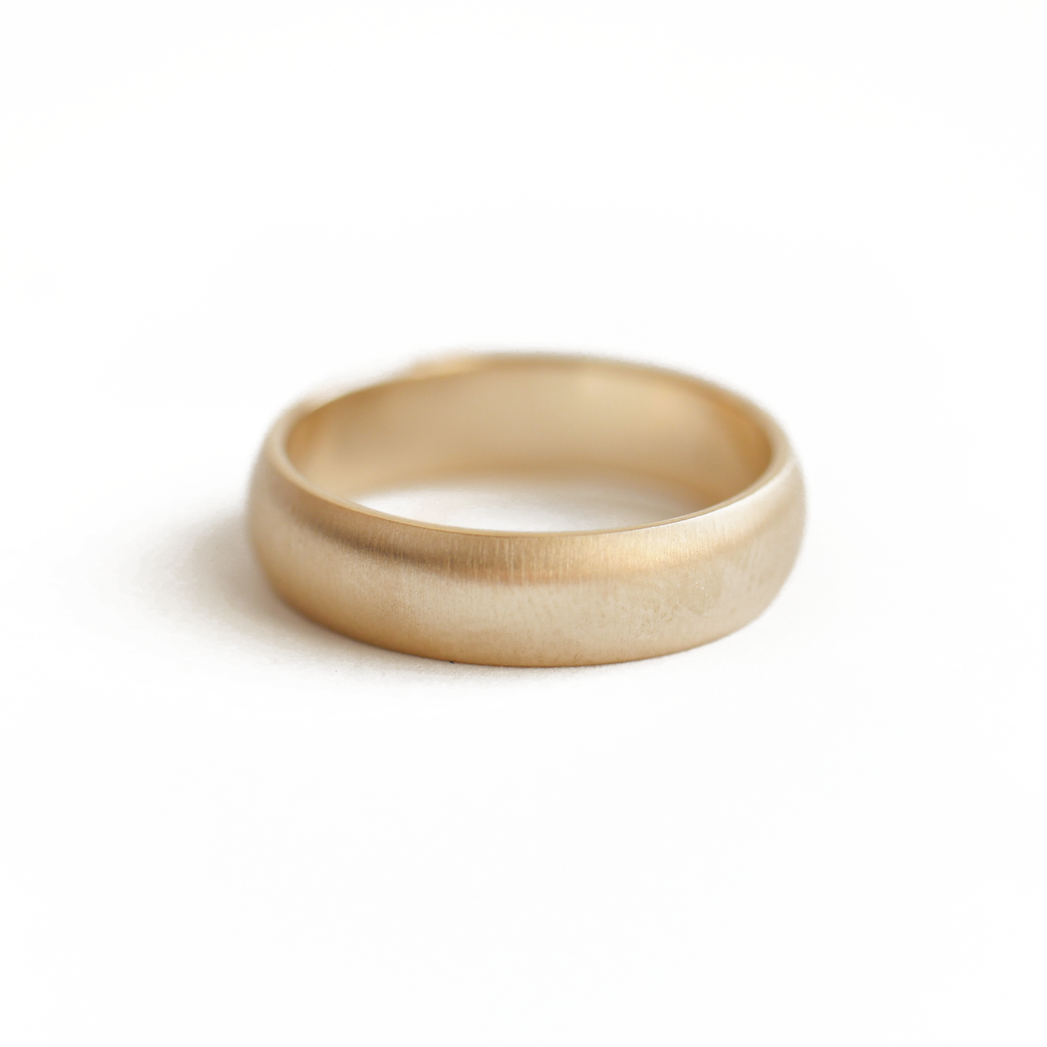5mm Satin Wedding Band Ring