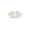 The Peacock Moissanite Diamond Mosaic Ring